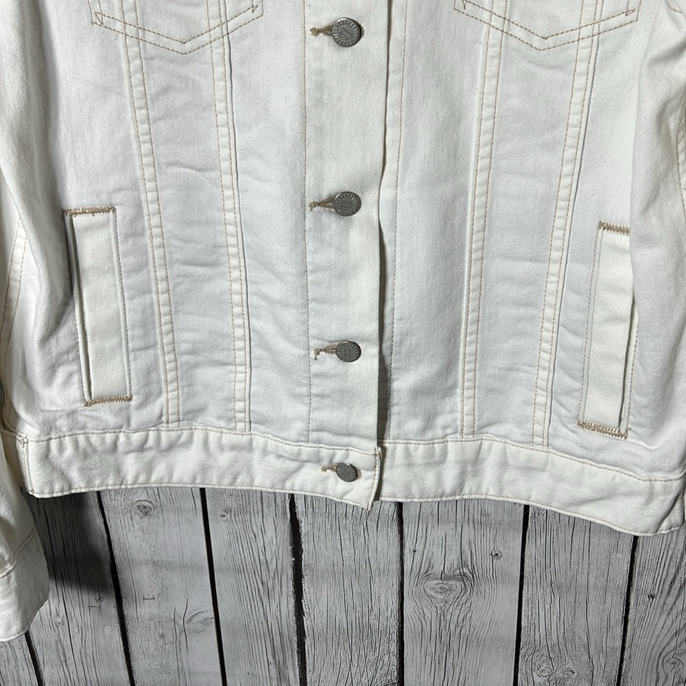 Carhartt White Jacket Sz Large 12/14 - Picture 6 of 12
